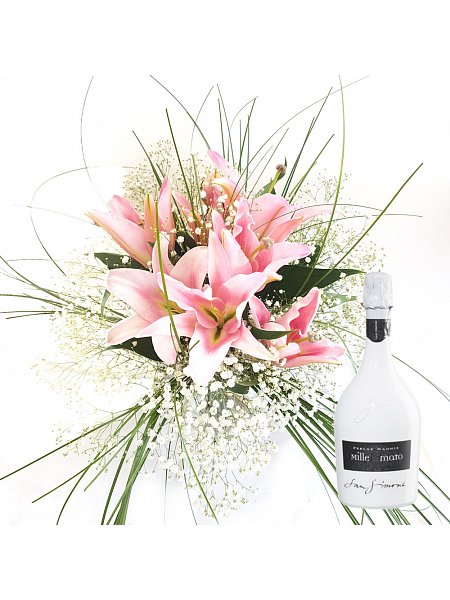 Bouquet Fragrant elegance with Prosecco